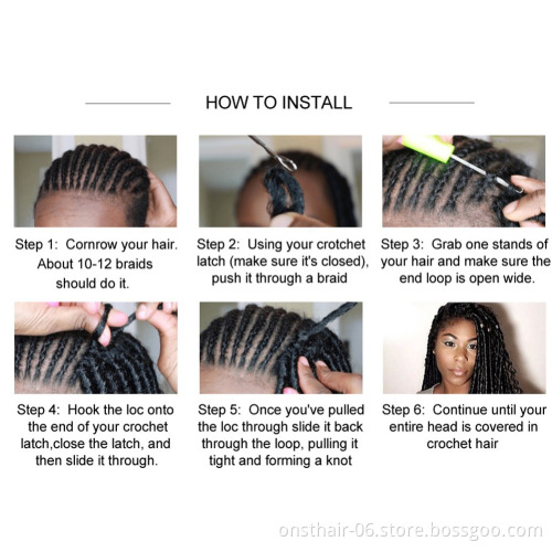 Bomb Twist Crochet Hair 14 Inch Spring Twist Crochet Braids 18 Roots Pre-looped Passion Twist Synthetic Braiding Hair Curly Ends